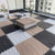 Dark Color Level Loop Carpet Tile Non-Skid Interlocking Bedroom Carpet Tiles Gray/ Coffee Clearhalo 'Carpet Tiles & Carpet Squares' 'carpet_tiles_carpet_squares' 'Flooring 'Home Improvement' 'home_improvement' 'home_improvement_carpet_tiles_carpet_squares' Walls and Ceiling' 6643119
