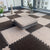 Dark Color Level Loop Carpet Tile Non-Skid Interlocking Bedroom Carpet Tiles Dark Coffee Clearhalo 'Carpet Tiles & Carpet Squares' 'carpet_tiles_carpet_squares' 'Flooring 'Home Improvement' 'home_improvement' 'home_improvement_carpet_tiles_carpet_squares' Walls and Ceiling' 6643128
