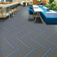 Dark Color Level Loop Carpet Tile Non-Skid Self Adhesive Indoor Office Carpet Tiles Blue 10"L x 39"W Clearhalo 'Carpet Tiles & Carpet Squares' 'carpet_tiles_carpet_squares' 'Flooring 'Home Improvement' 'home_improvement' 'home_improvement_carpet_tiles_carpet_squares' Walls and Ceiling' 6643160