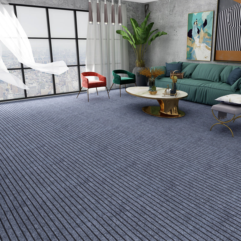 Non-Skid Level Loop Carpet Tile Multi-Color Self Adhesive Indoor Office Carpet Tiles Blue-Black Clearhalo 'Carpet Tiles & Carpet Squares' 'carpet_tiles_carpet_squares' 'Flooring 'Home Improvement' 'home_improvement' 'home_improvement_carpet_tiles_carpet_squares' Walls and Ceiling' 6643210