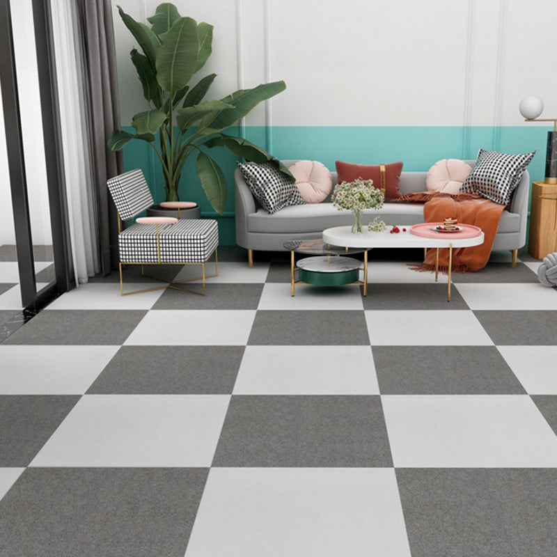 Non-Skid Level Loop Carpet Tile Multi-Color Self Adhesive Indoor Office Carpet Tiles Clearhalo 'Carpet Tiles & Carpet Squares' 'carpet_tiles_carpet_squares' 'Flooring 'Home Improvement' 'home_improvement' 'home_improvement_carpet_tiles_carpet_squares' Walls and Ceiling' 6643211