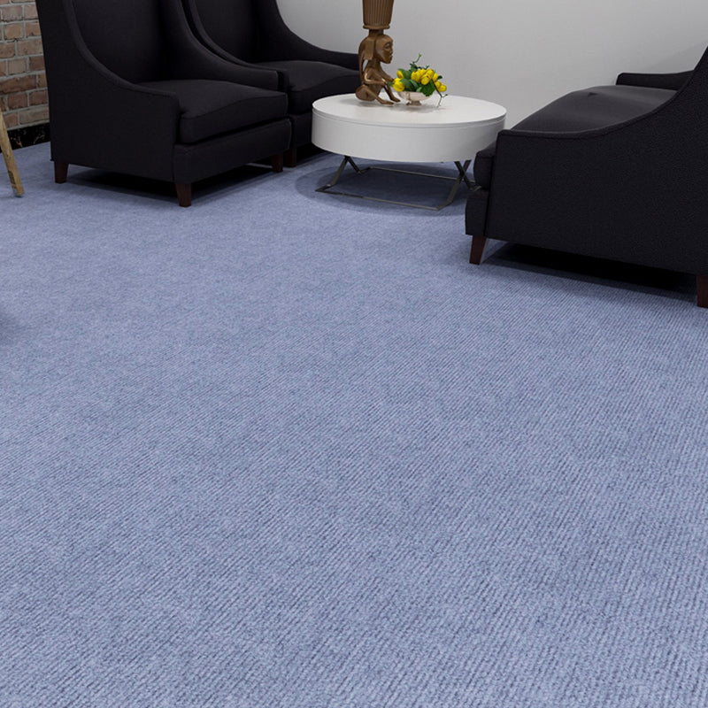 Non-Skid Level Loop Carpet Tile Multi-Color Self Adhesive Indoor Office Carpet Tiles Gray-Blue Clearhalo 'Carpet Tiles & Carpet Squares' 'carpet_tiles_carpet_squares' 'Flooring 'Home Improvement' 'home_improvement' 'home_improvement_carpet_tiles_carpet_squares' Walls and Ceiling' 6643214