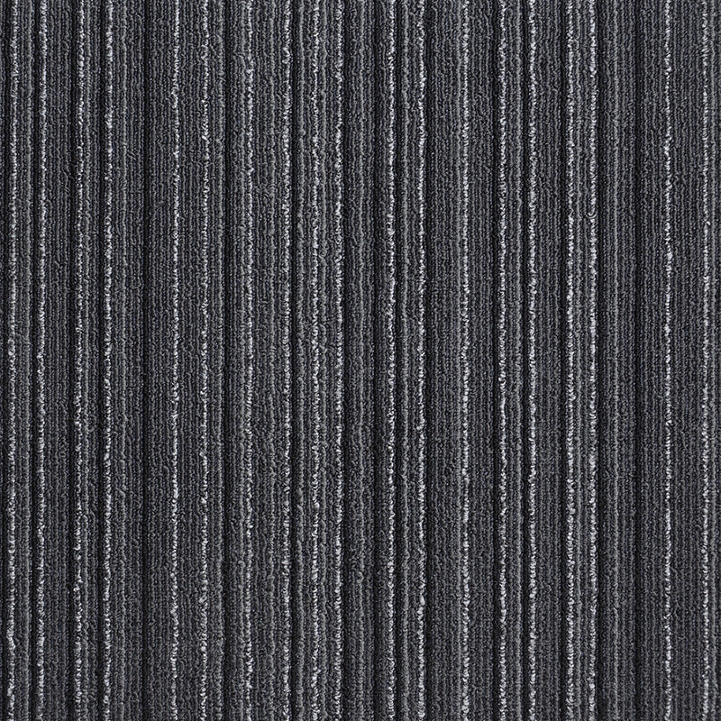 Level Loop Carpet Tile Dark Color Non-Skid Self Adhesive Indoor Carpet Tiles Black Clearhalo 'Carpet Tiles & Carpet Squares' 'carpet_tiles_carpet_squares' 'Flooring 'Home Improvement' 'home_improvement' 'home_improvement_carpet_tiles_carpet_squares' Walls and Ceiling' 6643225