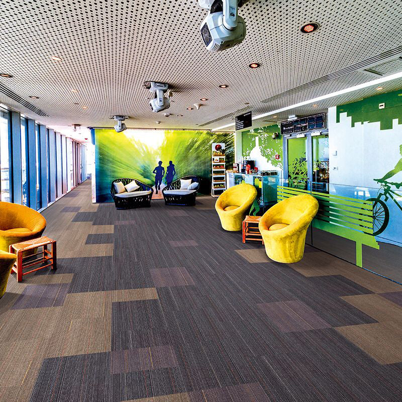 Level Loop Carpet Tile Dark Color Non-Skid Self Adhesive Indoor Carpet Tiles Clearhalo 'Carpet Tiles & Carpet Squares' 'carpet_tiles_carpet_squares' 'Flooring 'Home Improvement' 'home_improvement' 'home_improvement_carpet_tiles_carpet_squares' Walls and Ceiling' 6643226