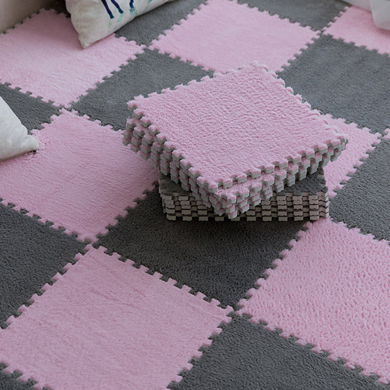 Multi-Color Carpet Tile Non-Skid Interlocking Bedroom Level Loop Carpet Tiles Clearhalo 'Carpet Tiles & Carpet Squares' 'carpet_tiles_carpet_squares' 'Flooring 'Home Improvement' 'home_improvement' 'home_improvement_carpet_tiles_carpet_squares' Walls and Ceiling' 6643259