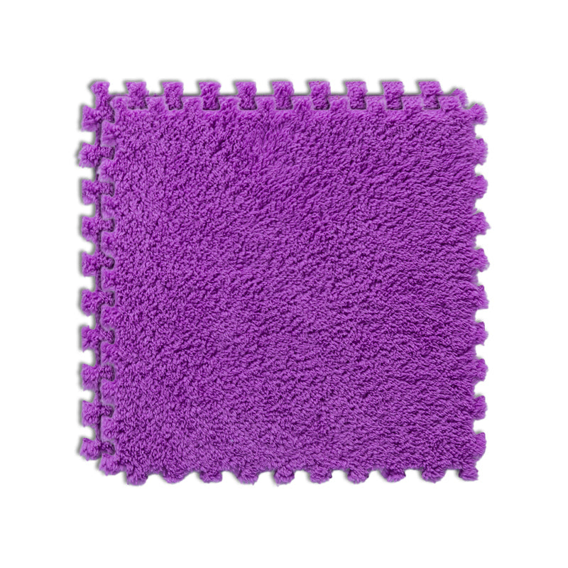 Multi-Color Carpet Tile Non-Skid Interlocking Bedroom Level Loop Carpet Tiles Dark Purple Clearhalo 'Carpet Tiles & Carpet Squares' 'carpet_tiles_carpet_squares' 'Flooring 'Home Improvement' 'home_improvement' 'home_improvement_carpet_tiles_carpet_squares' Walls and Ceiling' 6643260