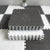 Modern Carpet Tile Level Loop Interlocking Non-Skid Carpet Tiles Gray-White Clearhalo 'Carpet Tiles & Carpet Squares' 'carpet_tiles_carpet_squares' 'Flooring 'Home Improvement' 'home_improvement' 'home_improvement_carpet_tiles_carpet_squares' Walls and Ceiling' 6643281