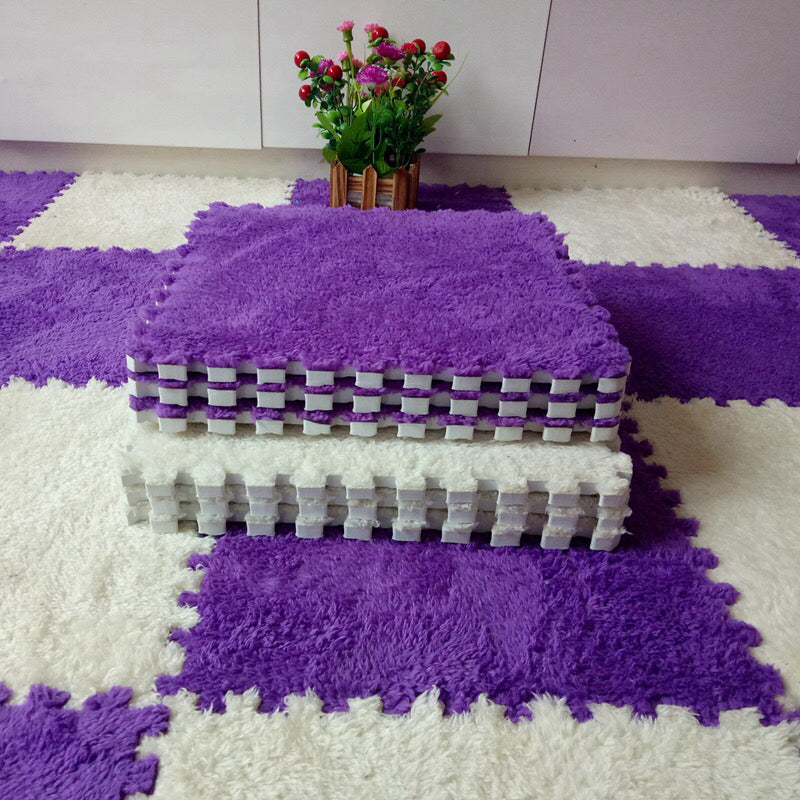 Modern Level Loop Carpet Tiles Color Block Interlocking Carpet Floor ...