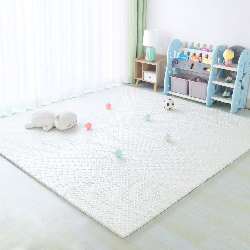 Non-Skid Level Loop Carpet Tile Interlocking Bedroom Carpet Tiles White Clearhalo 'Carpet Tiles & Carpet Squares' 'carpet_tiles_carpet_squares' 'Flooring 'Home Improvement' 'home_improvement' 'home_improvement_carpet_tiles_carpet_squares' Walls and Ceiling' 6643328