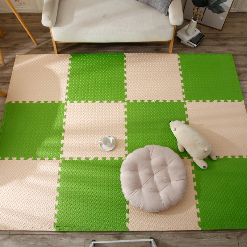 Non-Skid Level Loop Carpet Tile Interlocking Bedroom Carpet Tiles Green Clearhalo 'Carpet Tiles & Carpet Squares' 'carpet_tiles_carpet_squares' 'Flooring 'Home Improvement' 'home_improvement' 'home_improvement_carpet_tiles_carpet_squares' Walls and Ceiling' 6643338