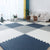Non-Skid Level Loop Carpet Tile Interlocking Bedroom Carpet Tiles Blue-Black Clearhalo 'Carpet Tiles & Carpet Squares' 'carpet_tiles_carpet_squares' 'Flooring 'Home Improvement' 'home_improvement' 'home_improvement_carpet_tiles_carpet_squares' Walls and Ceiling' 6643340