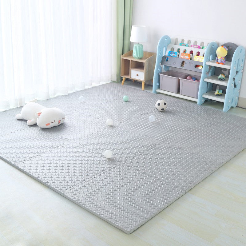 Non-Skid Level Loop Carpet Tile Interlocking Bedroom Carpet Tiles Grey Clearhalo 'Carpet Tiles & Carpet Squares' 'carpet_tiles_carpet_squares' 'Flooring 'Home Improvement' 'home_improvement' 'home_improvement_carpet_tiles_carpet_squares' Walls and Ceiling' 6643347