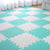 Non-Skid Level Loop Carpet Tile Interlocking Bedroom Carpet Tiles Mint Green Clearhalo 'Carpet Tiles & Carpet Squares' 'carpet_tiles_carpet_squares' 'Flooring 'Home Improvement' 'home_improvement' 'home_improvement_carpet_tiles_carpet_squares' Walls and Ceiling' 6643349