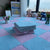 Modern Carpet Floor Tile Level Loop Interlocking Non-Skid Carpet Tiles Sky Blue Pink Clearhalo 'Carpet Tiles & Carpet Squares' 'carpet_tiles_carpet_squares' 'Flooring 'Home Improvement' 'home_improvement' 'home_improvement_carpet_tiles_carpet_squares' Walls and Ceiling' 6643358