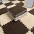 Modern Carpet Floor Tile Level Loop Interlocking Non-Skid Carpet Tiles Coffee Clearhalo 'Carpet Tiles & Carpet Squares' 'carpet_tiles_carpet_squares' 'Flooring 'Home Improvement' 'home_improvement' 'home_improvement_carpet_tiles_carpet_squares' Walls and Ceiling' 6643375