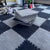 Modern Carpet Floor Tile Level Loop Interlocking Non-Skid Carpet Tiles Navy Grey Clearhalo 'Carpet Tiles & Carpet Squares' 'carpet_tiles_carpet_squares' 'Flooring 'Home Improvement' 'home_improvement' 'home_improvement_carpet_tiles_carpet_squares' Walls and Ceiling' 6643376