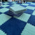 Modern Carpet Floor Tile Level Loop Interlocking Non-Skid Carpet Tiles Aqua Clearhalo 'Carpet Tiles & Carpet Squares' 'carpet_tiles_carpet_squares' 'Flooring 'Home Improvement' 'home_improvement' 'home_improvement_carpet_tiles_carpet_squares' Walls and Ceiling' 6643379