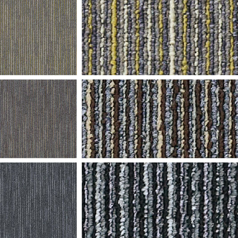 Indoor Level Loop Carpet Tile Dark Color Fade Resistant Loose Lay Carpet Tiles Clearhalo 'Carpet Tiles & Carpet Squares' 'carpet_tiles_carpet_squares' 'Flooring 'Home Improvement' 'home_improvement' 'home_improvement_carpet_tiles_carpet_squares' Walls and Ceiling' 6643392