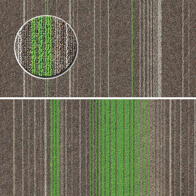 Non-Skid Level Loop Carpet Tile Self Adhesive Indoor Office Carpet Tiles Green Clearhalo 'Carpet Tiles & Carpet Squares' 'carpet_tiles_carpet_squares' 'Flooring 'Home Improvement' 'home_improvement' 'home_improvement_carpet_tiles_carpet_squares' Walls and Ceiling' 6643436