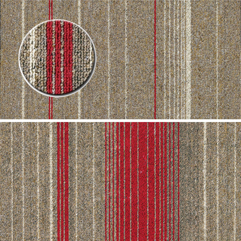 Non-Skid Level Loop Carpet Tile Self Adhesive Indoor Office Carpet Tiles Red Clearhalo 'Carpet Tiles & Carpet Squares' 'carpet_tiles_carpet_squares' 'Flooring 'Home Improvement' 'home_improvement' 'home_improvement_carpet_tiles_carpet_squares' Walls and Ceiling' 6643439
