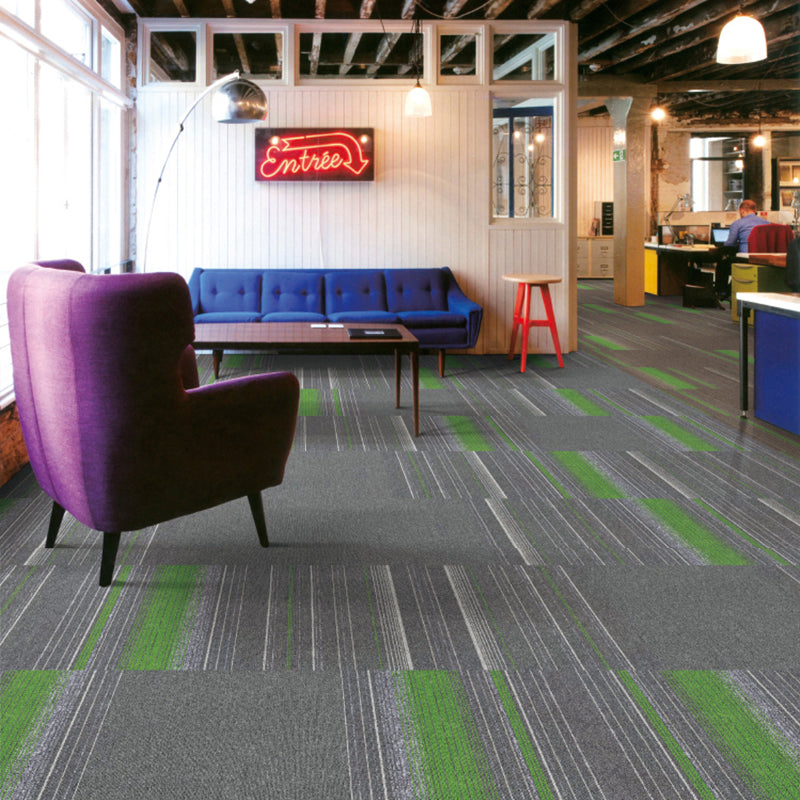 Office Level Loop Carpet Tile Multi-Color Fade Resistant Loose Lay Indoor Carpet Tiles Clearhalo 'Carpet Tiles & Carpet Squares' 'carpet_tiles_carpet_squares' 'Flooring 'Home Improvement' 'home_improvement' 'home_improvement_carpet_tiles_carpet_squares' Walls and Ceiling' 6643487