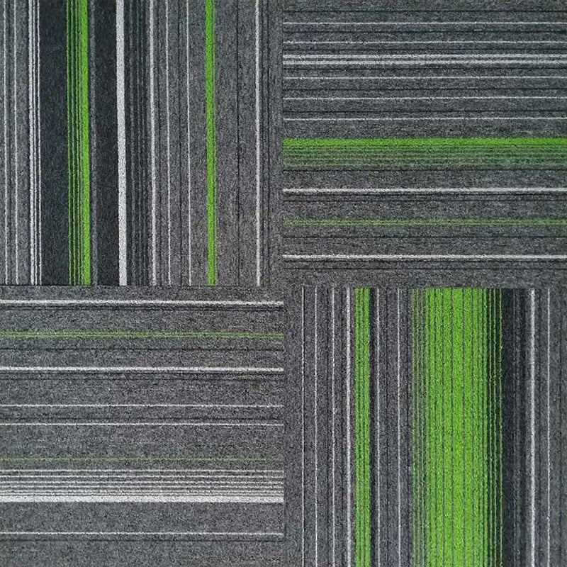Office Level Loop Carpet Tile Multi-Color Fade Resistant Loose Lay Indoor Carpet Tiles Green Clearhalo 'Carpet Tiles & Carpet Squares' 'carpet_tiles_carpet_squares' 'Flooring 'Home Improvement' 'home_improvement' 'home_improvement_carpet_tiles_carpet_squares' Walls and Ceiling' 6643490