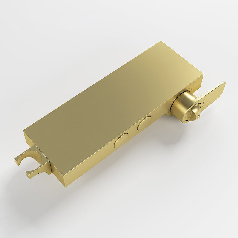 Shower System Massage Jet Round Handheld Shower Head Wall Mounted Shower Trim Clearhalo 'Bathroom Remodel & Bathroom Fixtures' 'Home Improvement' 'home_improvement' 'home_improvement_shower_faucets' 'Shower Faucets & Systems' 'shower_faucets' 'Showers & Bathtubs Plumbing' 'Showers & Bathtubs' 6643701