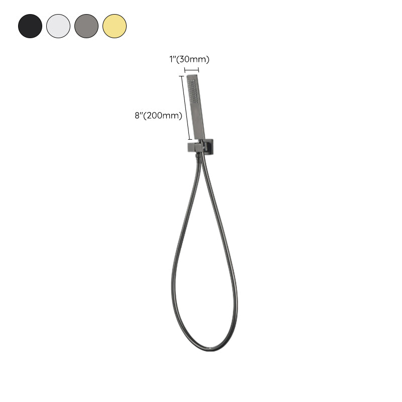 Modern Shower Head Combo Brass Slide Bar Included Wall Mounted Shower System Clearhalo 'Bathroom Remodel & Bathroom Fixtures' 'Home Improvement' 'home_improvement' 'home_improvement_shower_faucets' 'Shower Faucets & Systems' 'shower_faucets' 'Showers & Bathtubs Plumbing' 'Showers & Bathtubs' 6643749