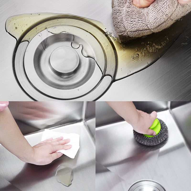 Modern Style Kitchen Sink Undermount Noise-cancelling Design Kitchen Sink Clearhalo 'Home Improvement' 'home_improvement' 'home_improvement_kitchen_sinks' 'Kitchen Remodel & Kitchen Fixtures' 'Kitchen Sinks & Faucet Components' 'Kitchen Sinks' 'kitchen_sinks' 6643833