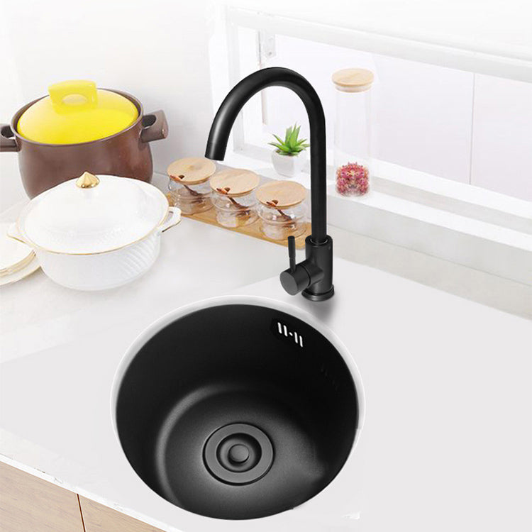 Stainless Steel Kitchen Sinks Modern Style Kitchen Sink with Single Bowl Clearhalo 'Home Improvement' 'home_improvement' 'home_improvement_kitchen_sinks' 'Kitchen Remodel & Kitchen Fixtures' 'Kitchen Sinks & Faucet Components' 'Kitchen Sinks' 'kitchen_sinks' 6643911