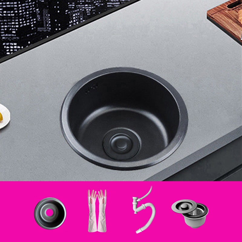 Stainless Steel Kitchen Sinks Modern Style Kitchen Sink with Single Bowl 14"L x 14"W x 6"H Sink Only None Clearhalo 'Home Improvement' 'home_improvement' 'home_improvement_kitchen_sinks' 'Kitchen Remodel & Kitchen Fixtures' 'Kitchen Sinks & Faucet Components' 'Kitchen Sinks' 'kitchen_sinks' 6643915