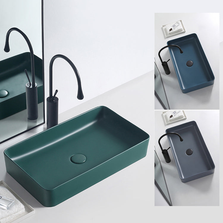 Rectangular Trough Bathroom Sink Modern Trough Bathroom Sink Clearhalo 'Bathroom Remodel & Bathroom Fixtures' 'Bathroom Sinks & Faucet Components' 'Bathroom Sinks' 'bathroom_sink' 'Home Improvement' 'home_improvement' 'home_improvement_bathroom_sink' 6643973