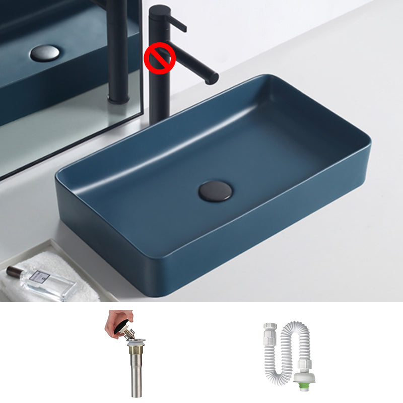 Rectangular Trough Bathroom Sink Modern Trough Bathroom Sink 20"L x 14"W x 4"H Navy Blue Sink Clearhalo 'Bathroom Remodel & Bathroom Fixtures' 'Bathroom Sinks & Faucet Components' 'Bathroom Sinks' 'bathroom_sink' 'Home Improvement' 'home_improvement' 'home_improvement_bathroom_sink' 6643979