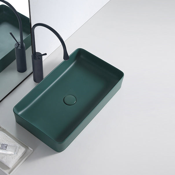 Rectangular Trough Bathroom Sink Modern Trough Bathroom Sink Clearhalo 'Bathroom Remodel & Bathroom Fixtures' 'Bathroom Sinks & Faucet Components' 'Bathroom Sinks' 'bathroom_sink' 'Home Improvement' 'home_improvement' 'home_improvement_bathroom_sink' 6643988