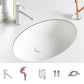 Modern White Undermount Bathroom Sink Porcelain Undermount Bathroom Sink 22"L x 15"W x 6"H Sink with Faucet Clearhalo 'Bathroom Remodel & Bathroom Fixtures' 'Bathroom Sinks & Faucet Components' 'Bathroom Sinks' 'bathroom_sink' 'Home Improvement' 'home_improvement' 'home_improvement_bathroom_sink' 6644200