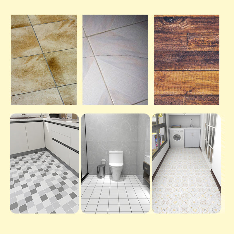 Modern Vinyl Flooring Geometric Print Peel and Stick PVC Flooring Clearhalo 'Flooring 'Home Improvement' 'home_improvement' 'home_improvement_vinyl_flooring' 'Vinyl Flooring' 'vinyl_flooring' Walls and Ceiling' 6644371