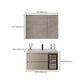 2 Drawers Vanity Wood Frame Wall Mount Rectangle Single Sink Bathroom Vanity with Mirror Clearhalo 'Bathroom Remodel & Bathroom Fixtures' 'Bathroom Vanities' 'bathroom_vanities' 'Home Improvement' 'home_improvement' 'home_improvement_bathroom_vanities' 6644526
