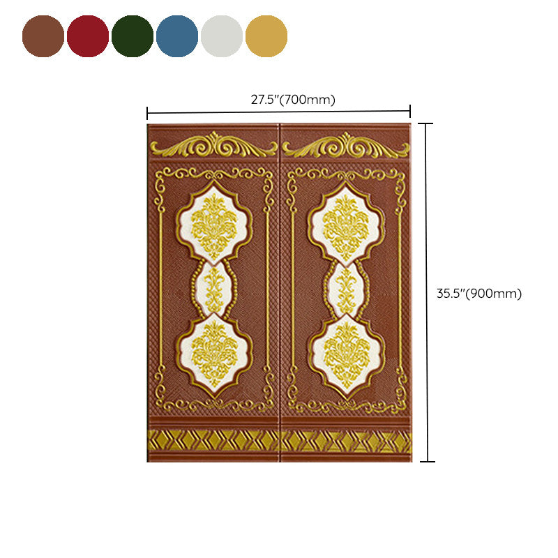 3D Embossed Wall Paneling Glam Style Waterproof Wall Paneling for Living Room Clearhalo 'Flooring 'Home Improvement' 'home_improvement' 'home_improvement_wall_paneling' 'Wall Paneling' 'wall_paneling' 'Walls & Ceilings' Walls and Ceiling' 6644765