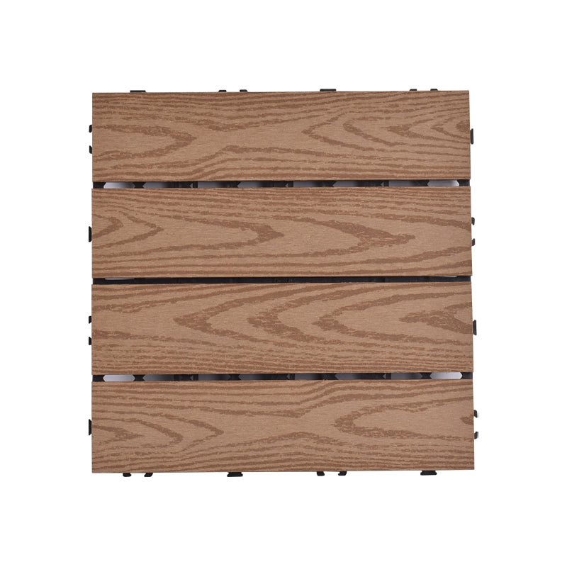 Modern Plastic Wood Laminate Plank Flooring Outdoors Mildew Resistant Laminate Apricot Embossed Clearhalo 'Flooring 'Home Improvement' 'home_improvement' 'home_improvement_laminate_flooring' 'Laminate Flooring' 'laminate_flooring' Walls and Ceiling' 6644767