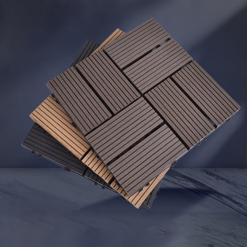 Modern Plastic Wood Laminate Plank Flooring Outdoors Mildew Resistant Laminate Clearhalo 'Flooring 'Home Improvement' 'home_improvement' 'home_improvement_laminate_flooring' 'Laminate Flooring' 'laminate_flooring' Walls and Ceiling' 6644769