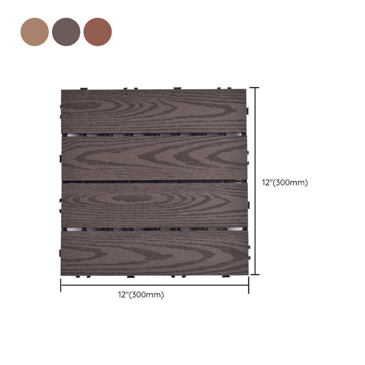 Modern Plastic Wood Laminate Plank Flooring Outdoors Mildew Resistant Laminate Clearhalo 'Flooring 'Home Improvement' 'home_improvement' 'home_improvement_laminate_flooring' 'Laminate Flooring' 'laminate_flooring' Walls and Ceiling' 6644798