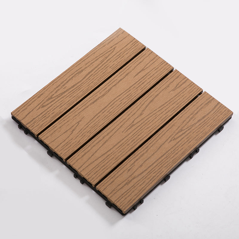 Modern Style Plastic Wood Laminate Flooring Laminate Floor for Outdoor Apricot Straight Wood Grain Clearhalo 'Flooring 'Home Improvement' 'home_improvement' 'home_improvement_laminate_flooring' 'Laminate Flooring' 'laminate_flooring' Walls and Ceiling' 6644869