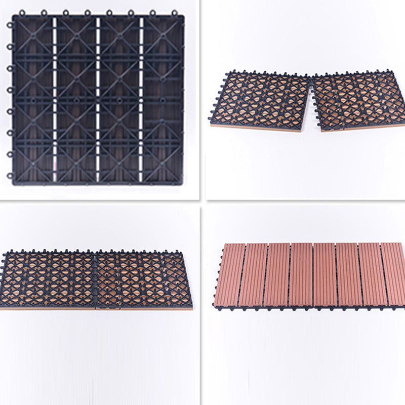 Modern Style Plastic Wood Laminate Flooring Laminate Floor for Outdoor Clearhalo 'Flooring 'Home Improvement' 'home_improvement' 'home_improvement_laminate_flooring' 'Laminate Flooring' 'laminate_flooring' Walls and Ceiling' 6644886