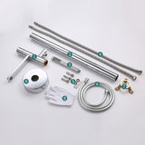 Contemporary Floor Mounted Copper Freestanding Tub Filler High Arc Tub Filler Trim Clearhalo 'Bathroom Remodel & Bathroom Fixtures' 'Bathtub Faucets' 'bathtub_faucets' 'Home Improvement' 'home_improvement' 'home_improvement_bathtub_faucets' 6644927