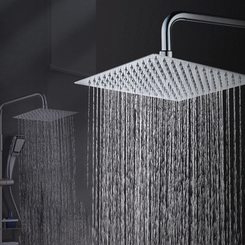 Modern Shower Head Combo Dual Shower Head Stainless Steel Wall-Mount Shower Head Clearhalo 'Bathroom Remodel & Bathroom Fixtures' 'Home Improvement' 'home_improvement' 'home_improvement_shower_heads' 'Shower Heads' 'shower_heads' 'Showers & Bathtubs Plumbing' 'Showers & Bathtubs' 6645023