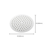 Modern Shower Head Combo Dual Shower Head Stainless Steel Wall-Mount Shower Head Clearhalo 'Bathroom Remodel & Bathroom Fixtures' 'Home Improvement' 'home_improvement' 'home_improvement_shower_heads' 'Shower Heads' 'shower_heads' 'Showers & Bathtubs Plumbing' 'Showers & Bathtubs' 6645042