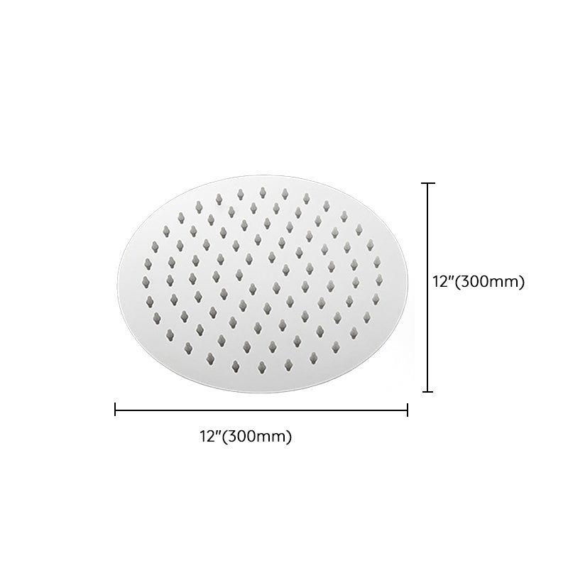 Modern Shower Head Combo Dual Shower Head Stainless Steel Wall-Mount Shower Head Clearhalo 'Bathroom Remodel & Bathroom Fixtures' 'Home Improvement' 'home_improvement' 'home_improvement_shower_heads' 'Shower Heads' 'shower_heads' 'Showers & Bathtubs Plumbing' 'Showers & Bathtubs' 6645046