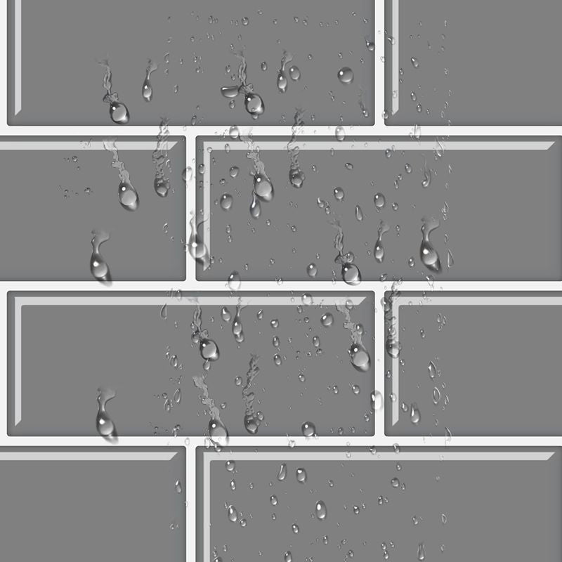 Tile-Peel & Stick Rectangle Waterproof Solid Plastic Peel & Stick Subway Tile for Shower Clearhalo 'Flooring 'Home Improvement' 'home_improvement' 'home_improvement_peel_stick_blacksplash' 'Peel & Stick Backsplash Tile' 'peel_stick_blacksplash' 'Walls & Ceilings' Walls and Ceiling' 6645309