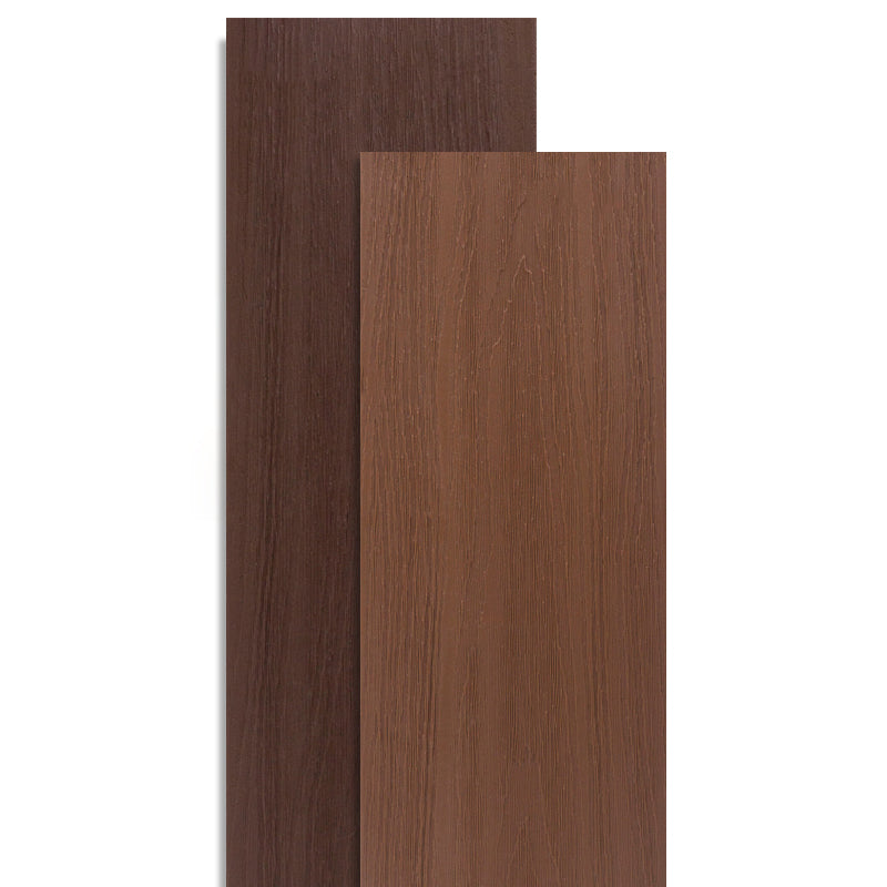 Rectangle Composite Deck Plank 157.5" x 5.5" Outdoor Patio Flooring Plank Teak Clearhalo 'Home Improvement' 'home_improvement' 'home_improvement_outdoor_deck_tiles_planks' 'Outdoor Deck Tiles & Planks' 'Outdoor Flooring & Tile' 'Outdoor Remodel' 'outdoor_deck_tiles_planks' 6645474