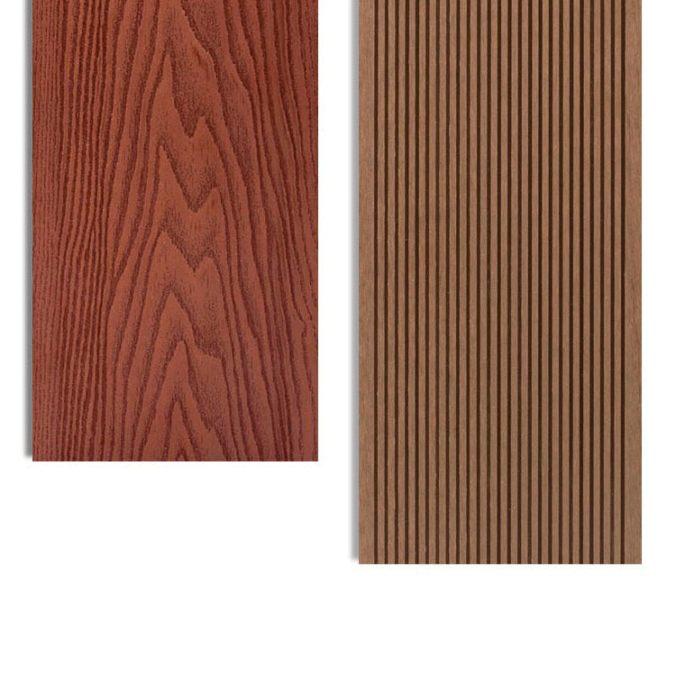 Rectangle Composite Deck Plank 157.5" x 5.5" Outdoor Patio Flooring Plank Clearhalo 'Home Improvement' 'home_improvement' 'home_improvement_outdoor_deck_tiles_planks' 'Outdoor Deck Tiles & Planks' 'Outdoor Flooring & Tile' 'Outdoor Remodel' 'outdoor_deck_tiles_planks' 6645479